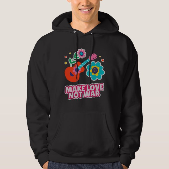 Gör kärlek inte krig hoodie (Framsida)