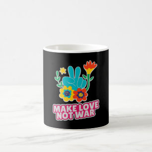 Gör kärlek inte krig kaffemugg