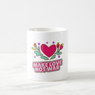 Gör kärlek inte krig kaffemugg