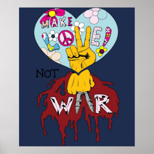 Gör Kärlek inte Krig Poster