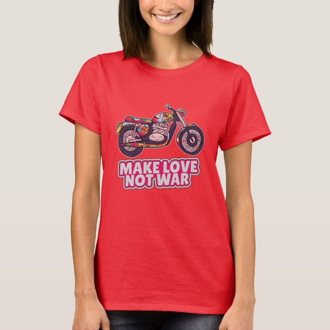 Gör kärlek inte krig t shirt (Framsida)