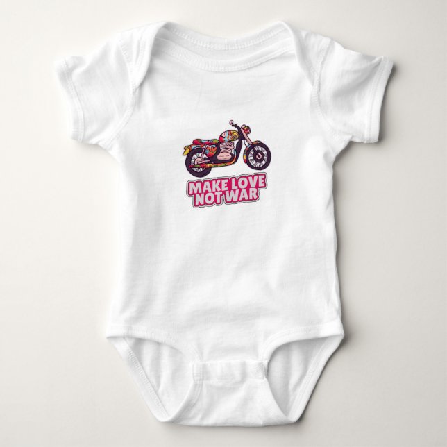 Gör kärlek inte krig t shirt (Framsida)