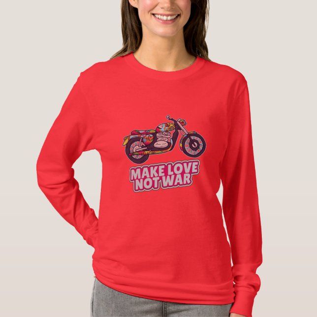 Gör kärlek inte krig t shirt (Framsida)