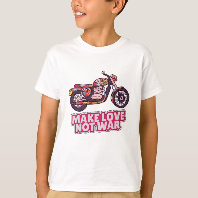 Gör kärlek inte krig t shirt (Framsida)