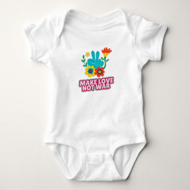 Gör kärlek inte krig t shirt (Framsida)