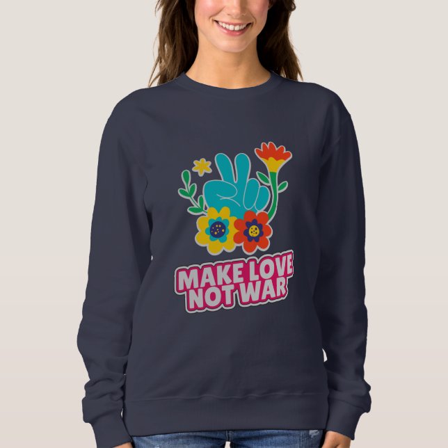 Gör kärlek inte krig t shirt (Framsida)