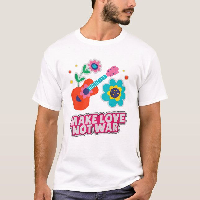 Gör kärlek inte krig t shirt (Framsida)