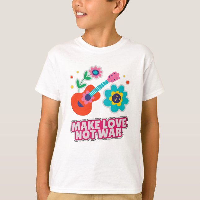 Gör kärlek inte krig t shirt (Framsida)