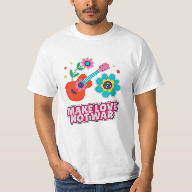 Gör kärlek inte krig t shirt (Framsida)