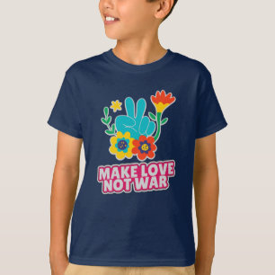 Gör kärlek inte krig t shirt