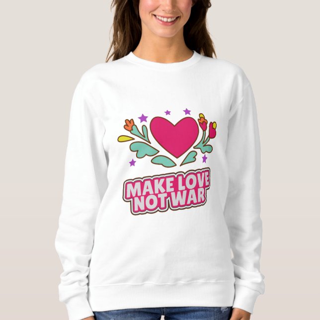 Gör kärlek inte krig t shirt (Framsida)
