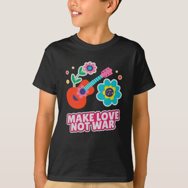 Gör kärlek inte krig t shirt (Framsida)
