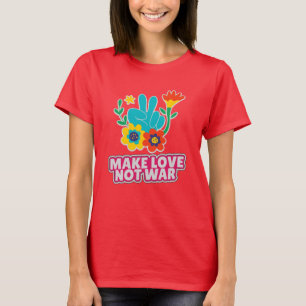 Gör kärlek inte krig t shirt
