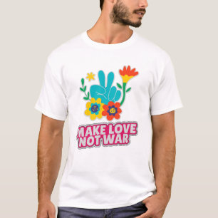 Gör kärlek inte krig t shirt