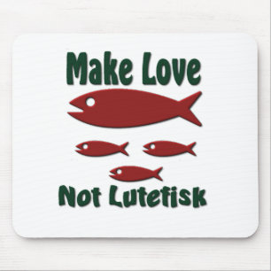 Gör kärlek inte Lutefisk Musmatta