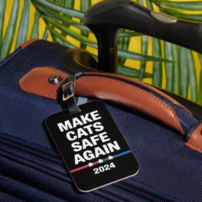 Gör kattarna Säkra igen 2024 Ordförandeskap Bagagebricka (Framsida Insitu 1)