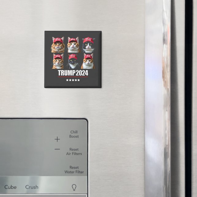 Gör kattarna Säkra igen Maga Trump-val Magnet (In Situ (Fridge))