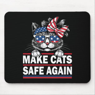 Gör kattarna Säkra igen, roligt, Cat Lover USA fla Musmatta
