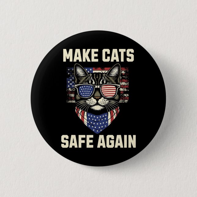 Gör katter Säkra igen till Trump-katter för Trump Knapp (Framsida)