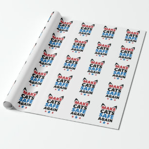 Gör katter Säkra igen till trumval Omröstning Presentpapper