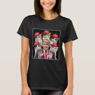Gör Katter Stora Igen Trump 2024 Röda Hatt Gör Hus T Shirt
