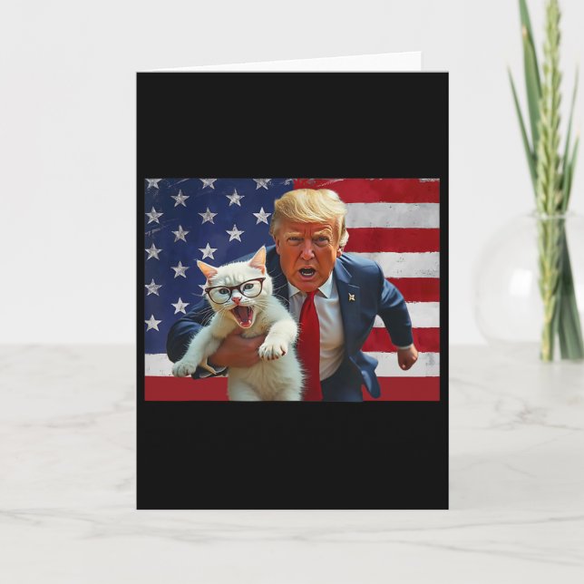 Gör Katter Stora Igen Trump Katter För Trump Vann  Kort (Framsida)
