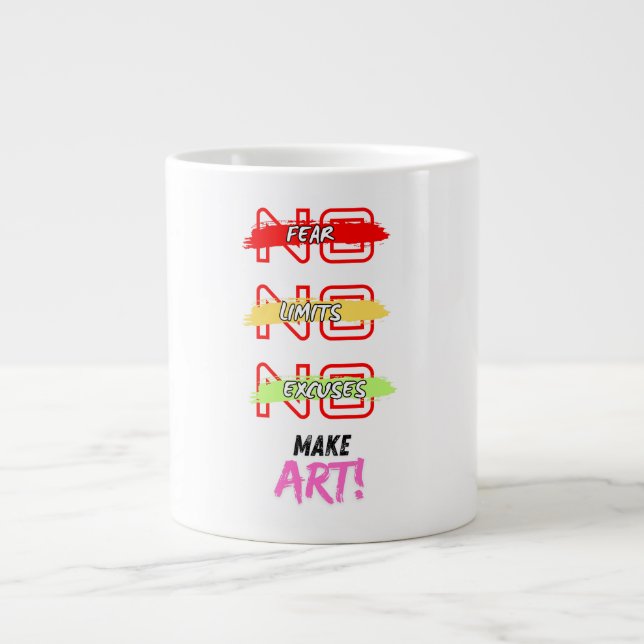 gör konst mugg jumbo mugg (Framsidan)