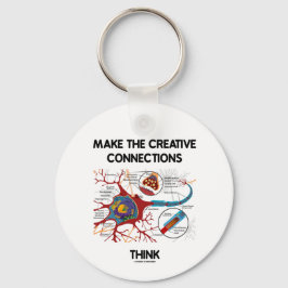 Gör Kreativet Connections Tänka (Neuron) Nyckelring
