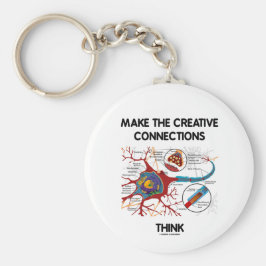 Gör Kreativet Connections Tänka (Neuron) Nyckelring