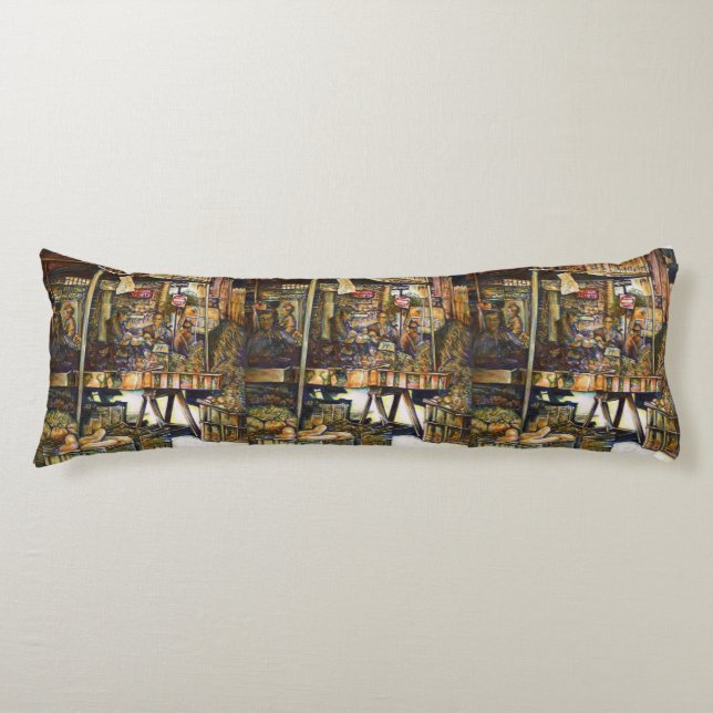 Gör kreativiteten Glimmer till allt ljusare Kroppskudde (Framsidan)