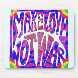 Gör krig Mousepad för kärlek inte Musmatta