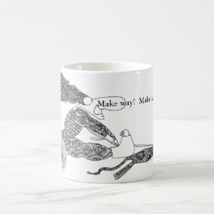 Gör långt! Gör långt! Kaffemugg