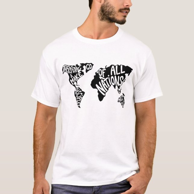 Gör lärjungar kristenT-tröja T Shirt (Framsida)