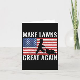 Gör Lawns Underbar igen, lustigt USA Gräsmatta Mow Kort