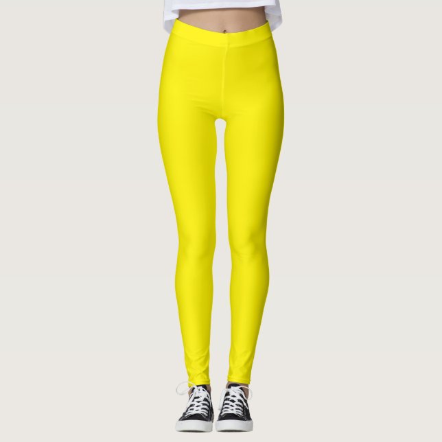 GÖR! Leggings - Gult (Framsida)