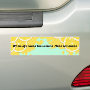 Gör Lemonade Bumper-fästmärke Bildekal
