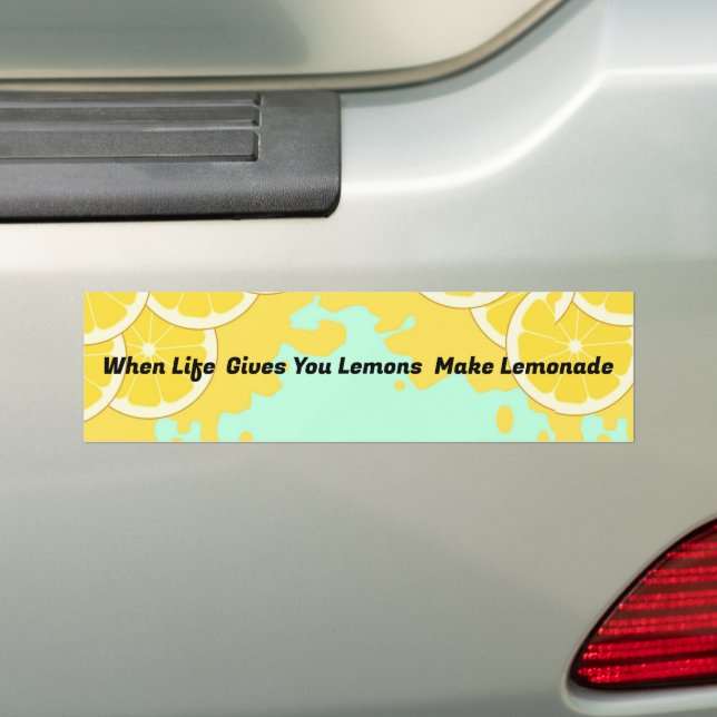 Gör Lemonade Bumper-fästmärke Bildekal (På Bil)