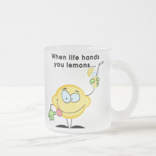 Gör Lemonade Frostad Glasmugg