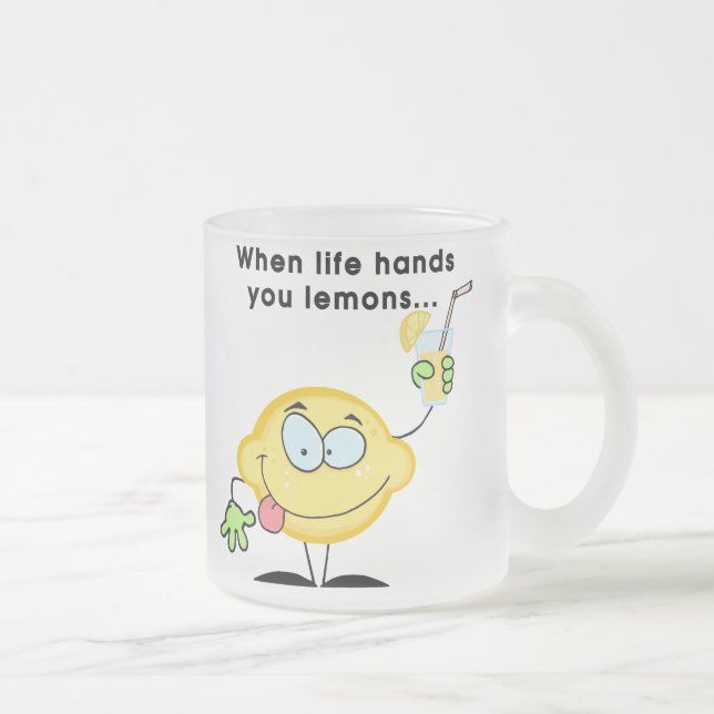 Gör Lemonade Frostad Glasmugg (Höger)