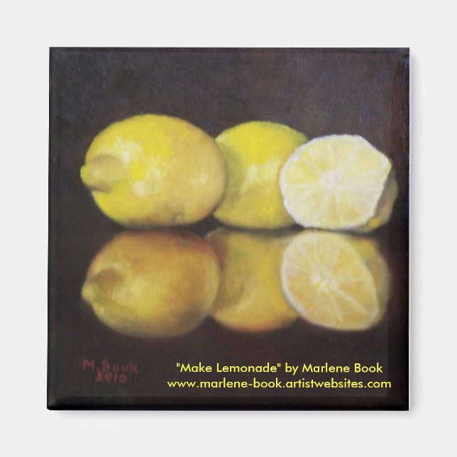 Gör Lemonade Magnet (Framsidan)