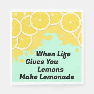Gör Lemonade-Pappersservett Pappersservett