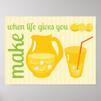 Gör Lemonade Poster