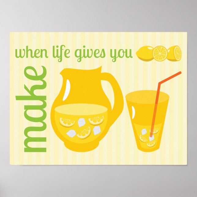 Gör Lemonade Poster (Framsidan)