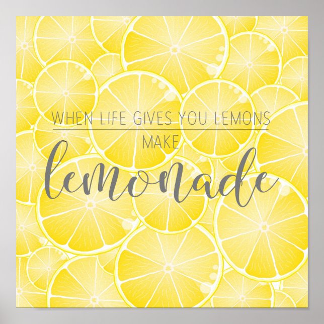 Gör Lemonade Poster (Framsidan)