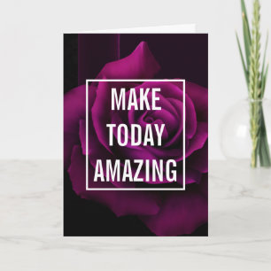 Gör Lila Ro inspirationslös idag Kort