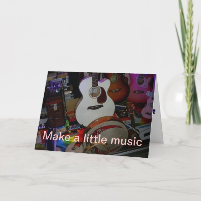 gör lite en musik kort (Framsida)