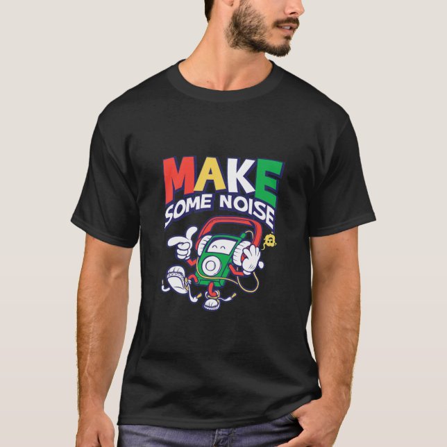 Gör lite För barn för brus. T Shirt (Framsida)