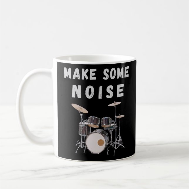 Gör lite ljud: trummor kaffemugg (Vänster)