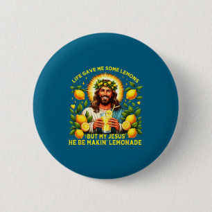 Gör Livet Gav Citroner Jesus Citronad Knapp