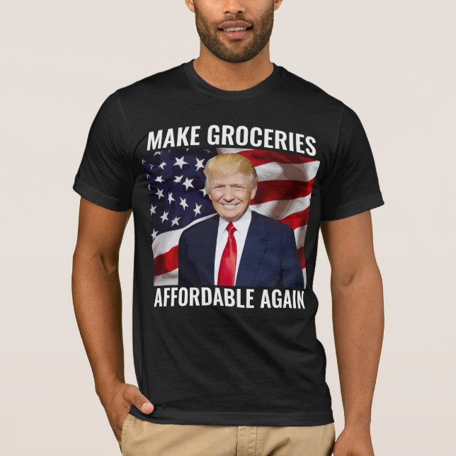 GÖR LIVSMEDEL FÖRSVÅRBARA ÅTERIGEN TRUMP T-SHIRTS (Framsida)